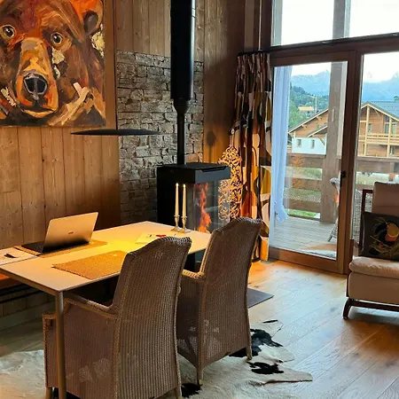 Luxury Penthouse With Mont Blanc Views In Megève