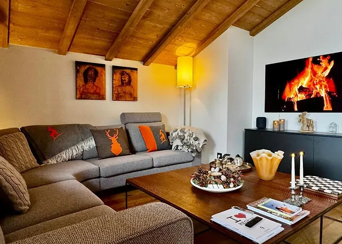 بيت للعطل Luxury Penthouse With Mont Blanc Views In موجوف