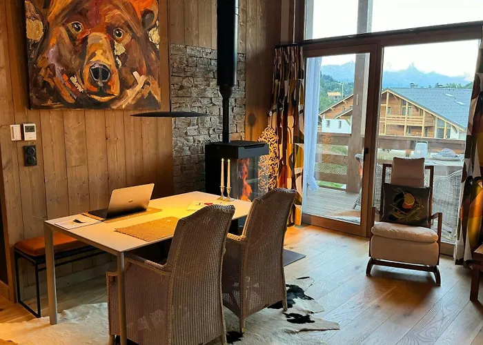 Luxury Penthouse With Mont Blanc Views In Megève