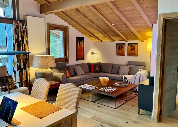 Luxury Penthouse With Mont Blanc Views In